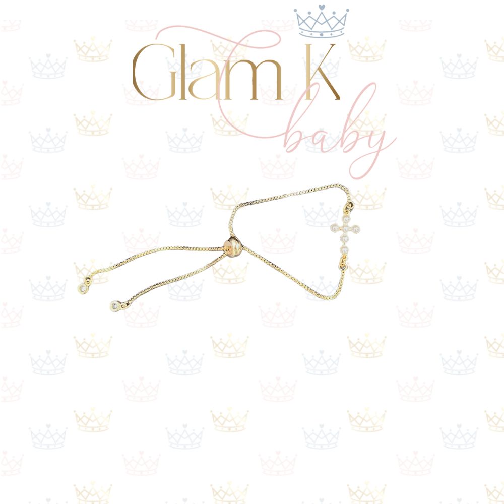 Cross Pearl Bracelet