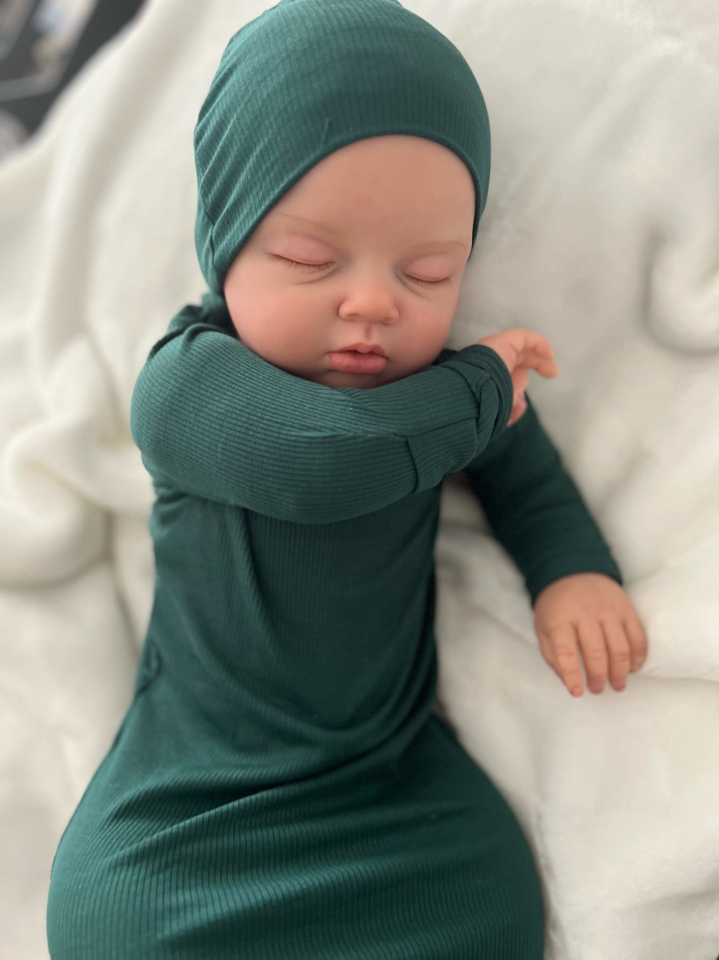 Samir-Mommy Labor & Delivery/Nursing Gown & Matching Knotted Gown