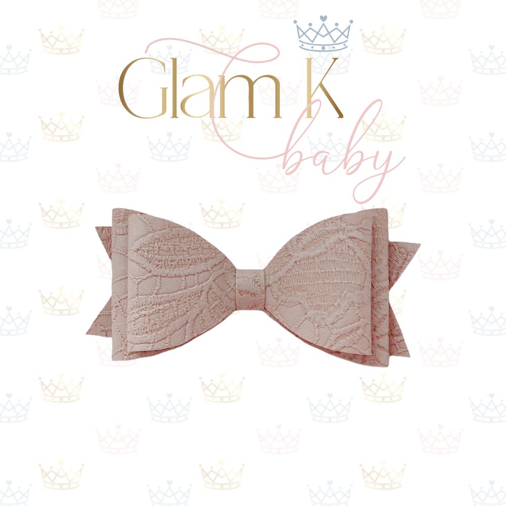 Sued Lace Bow