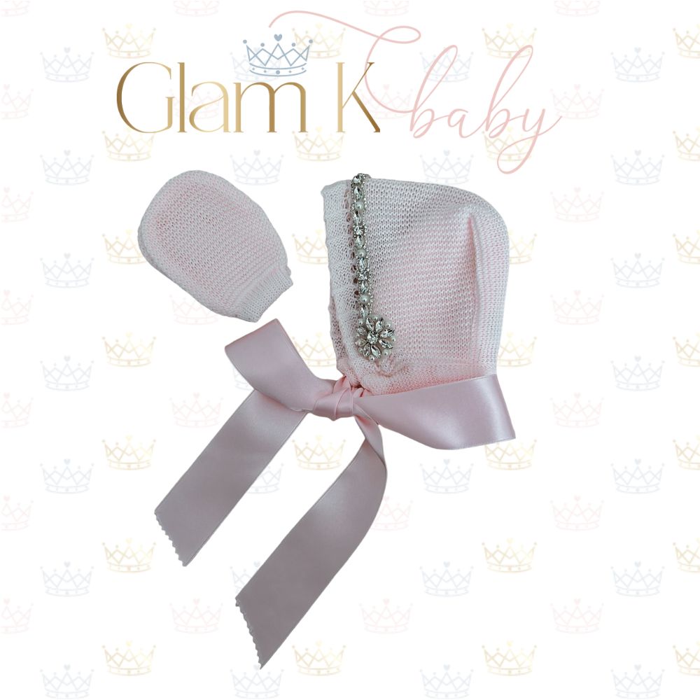 Bonnet Hat Mittens Sets