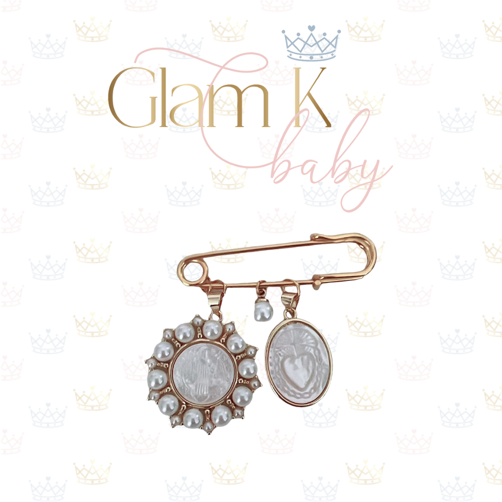 Crest of Religious Pearl - Pin Brooch
