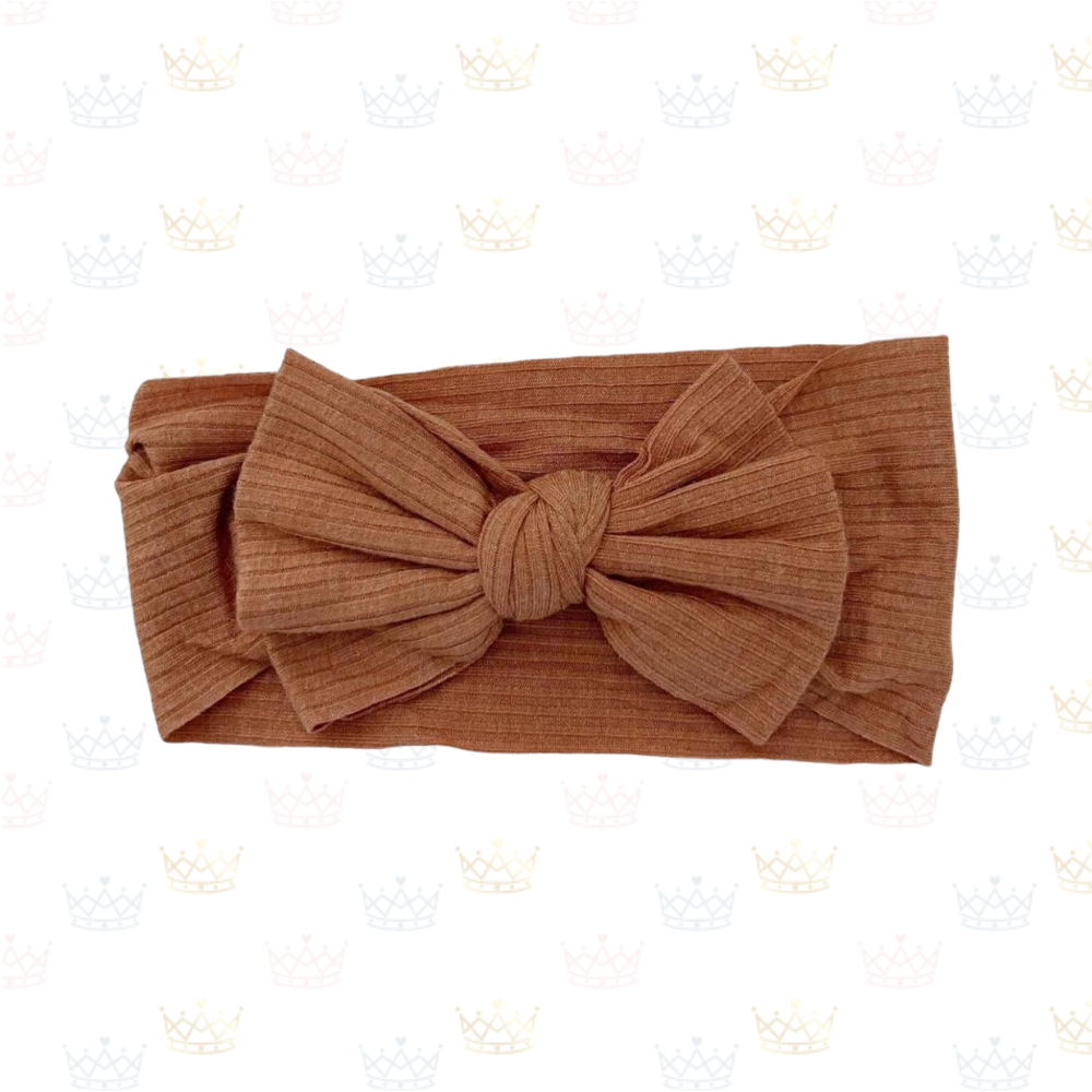 Cross Tie Bow - Headband