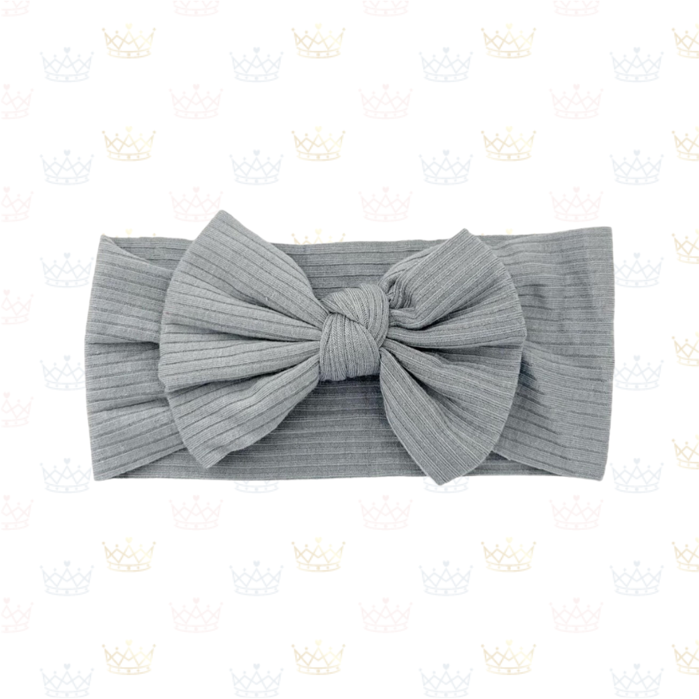 Cross Tie Bow - Headband