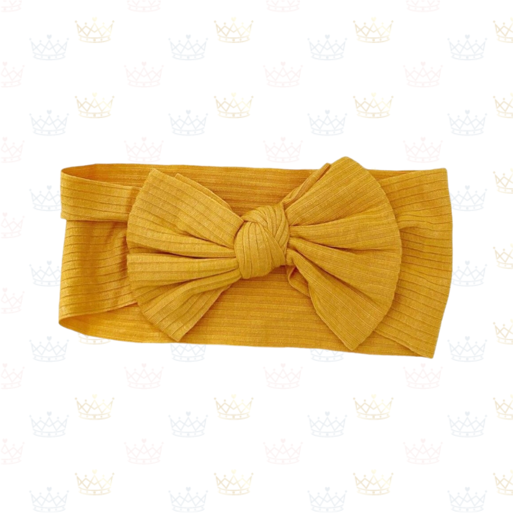 Cross Tie Bow - Headband
