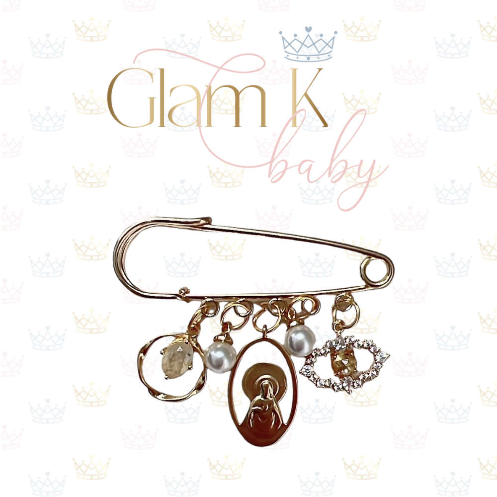Religious Mother Mary - Pin Brooch