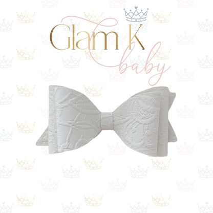 Sued Lace Bow
