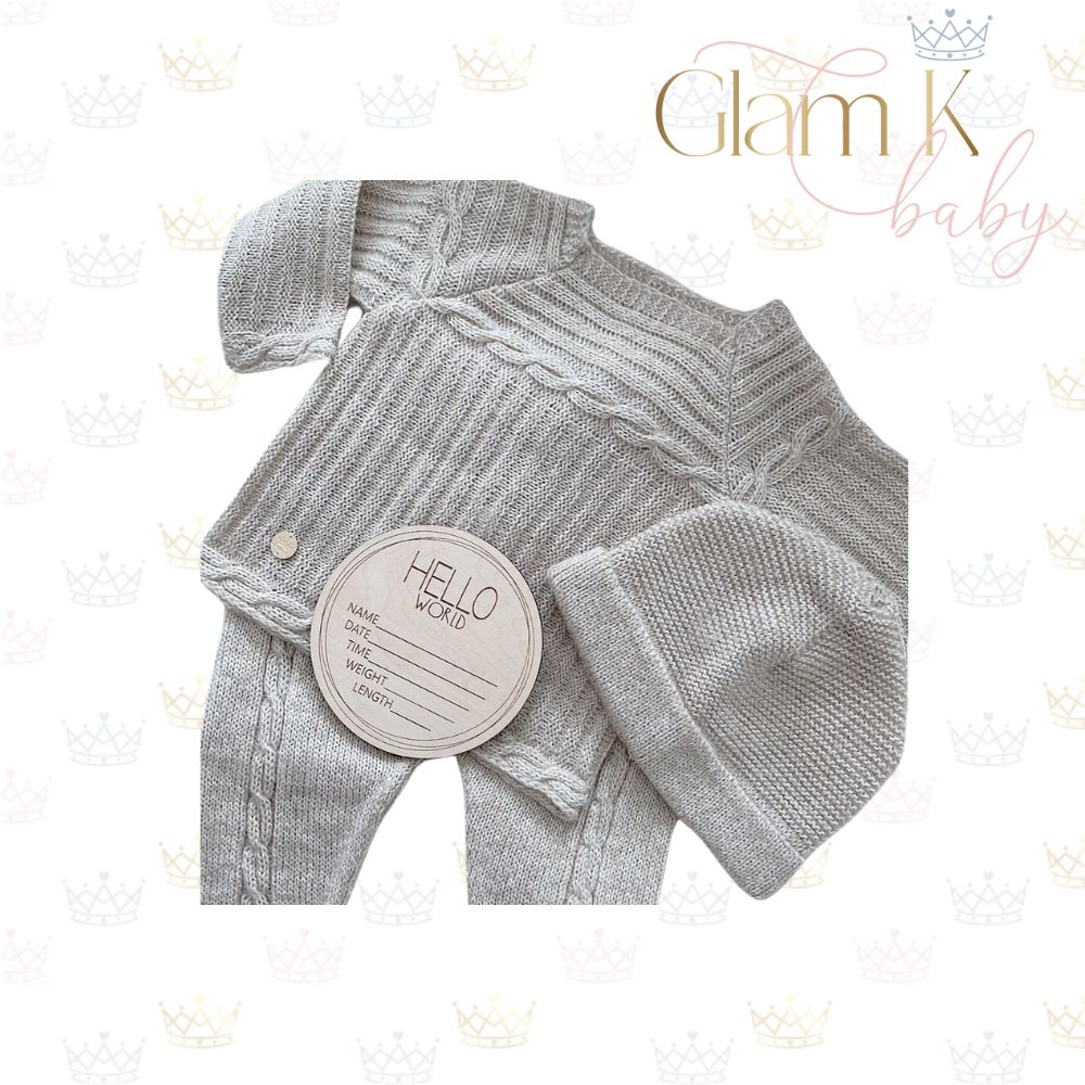 Birth Announcement Wood Stat Plaque