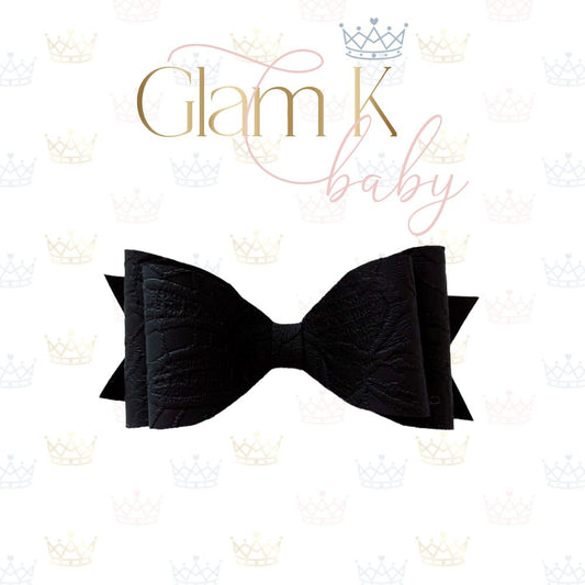 Sued Lace Bow