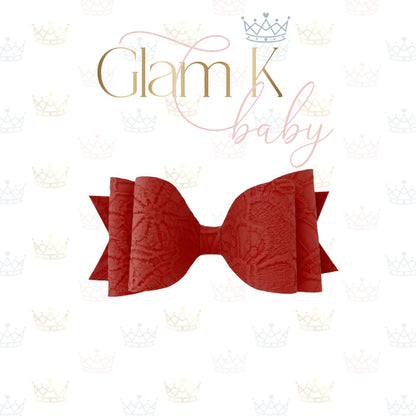 Sued Lace Bow