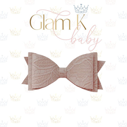 Sued Lace Bow