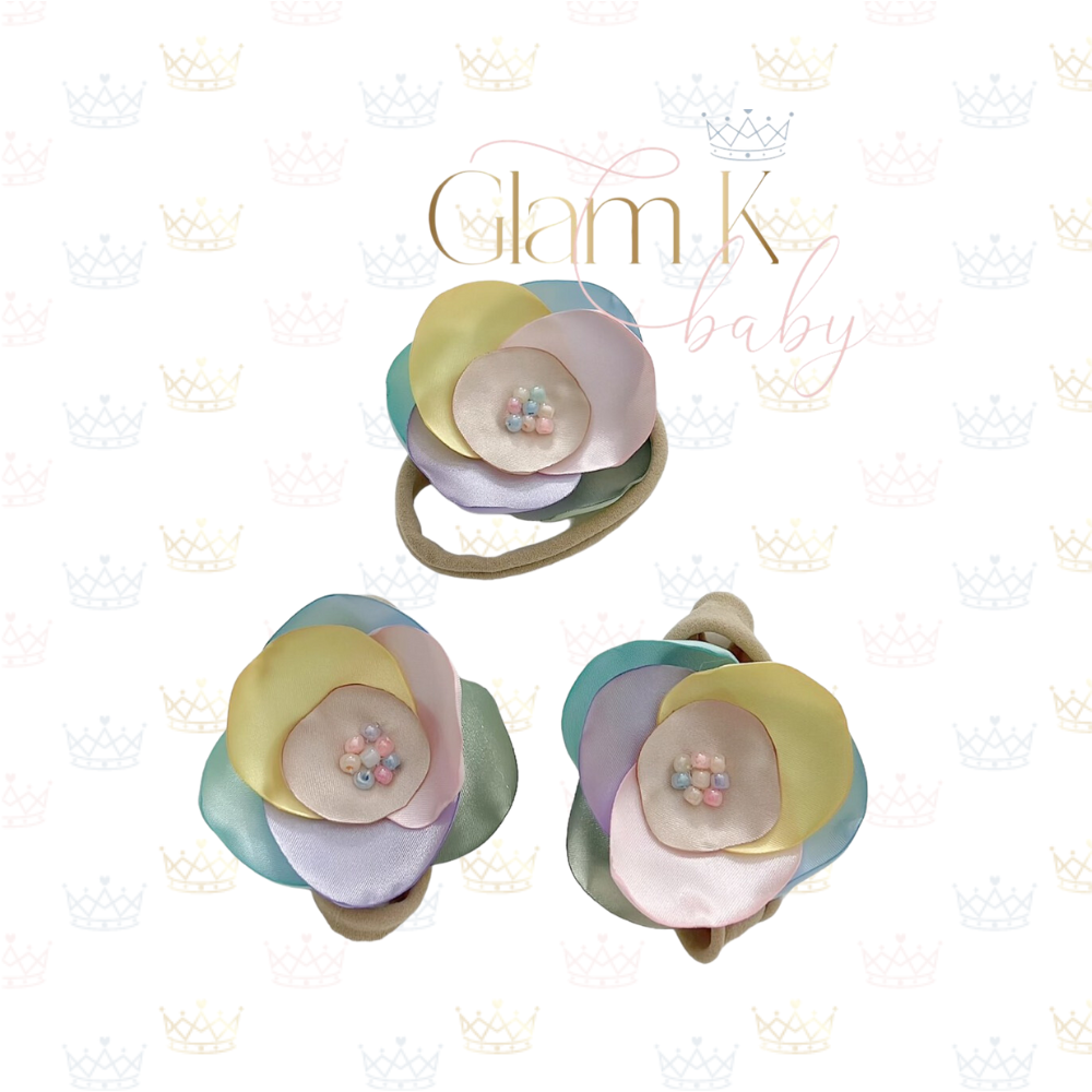 Petaled Rainbow - Bare Foot Sandal Set