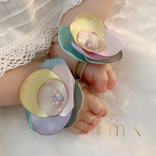 Petaled Rainbow - Bare Foot Sandal Set