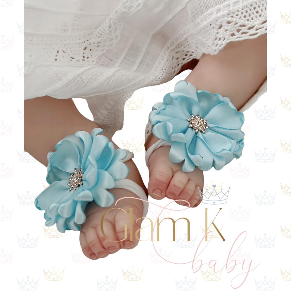Bloomed Princess - Bare Foot Sandal Set