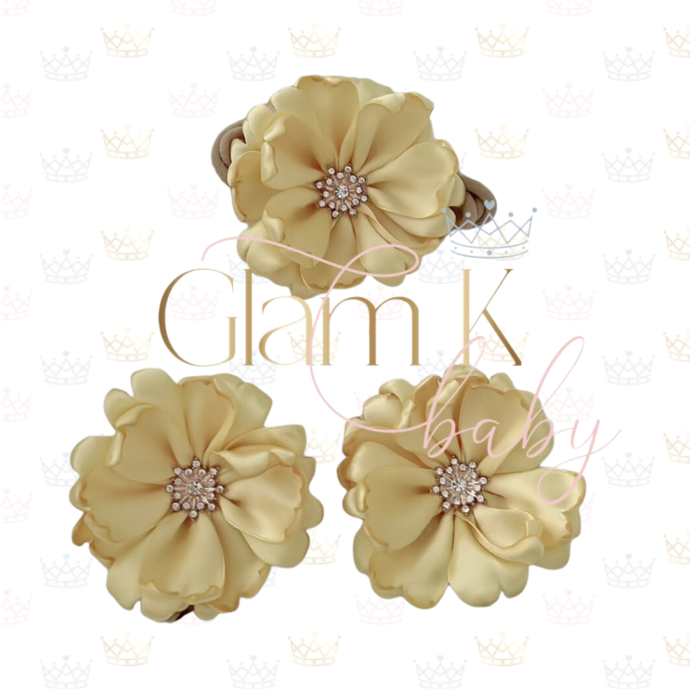 Bloomed Princess - Bare Foot Sandal Set