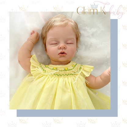 Tonal Chevron Rose - Linen Gowns